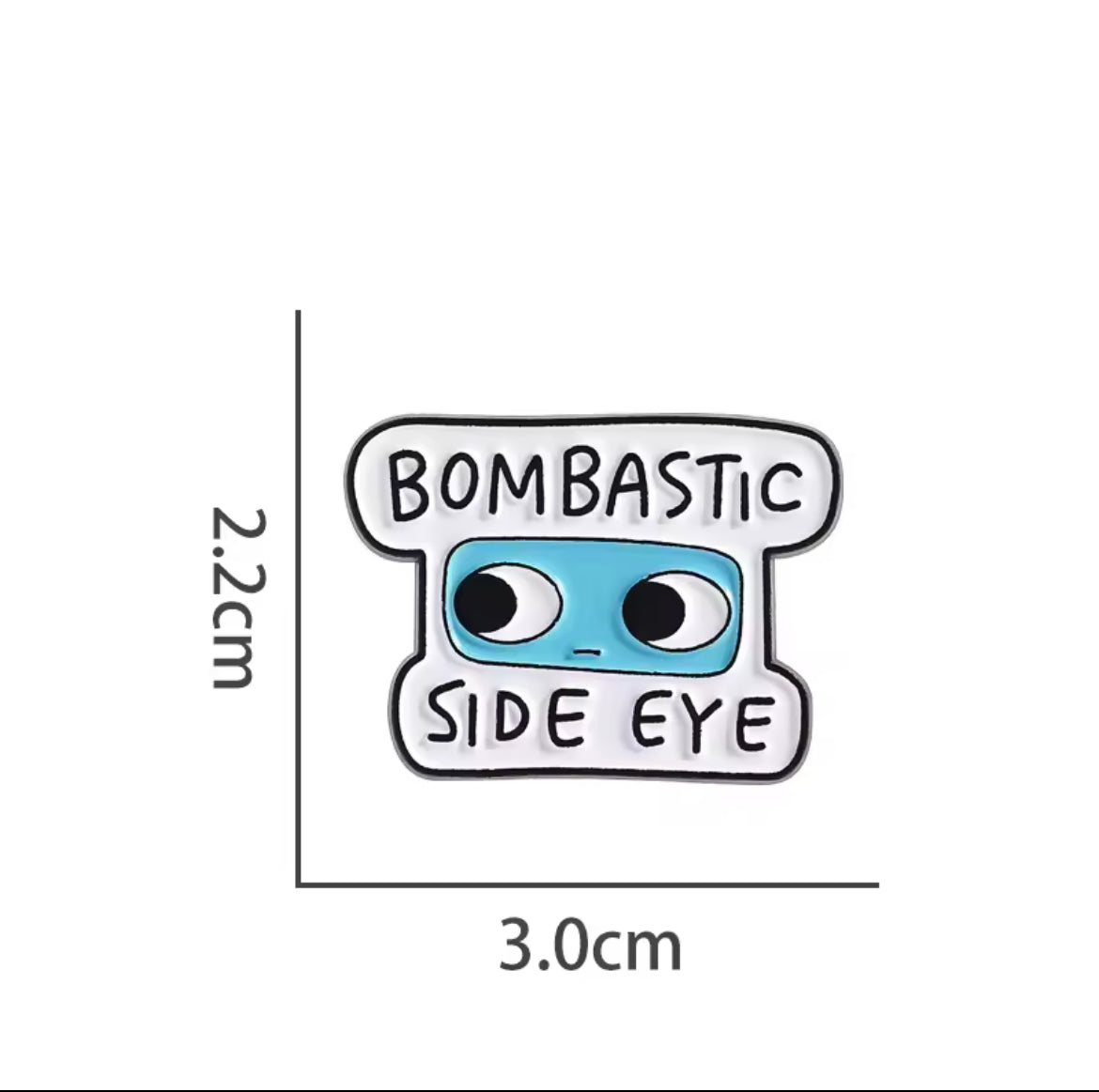 Bombastic Side Eye - ConverXation Pin