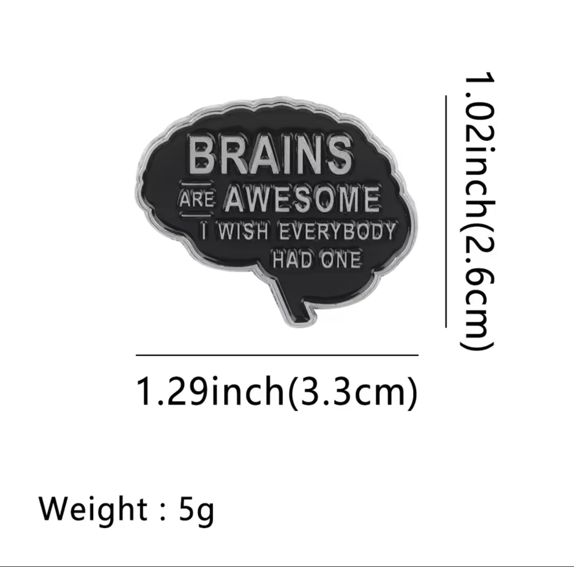 Brains Are Awesome ConverXation Pin
