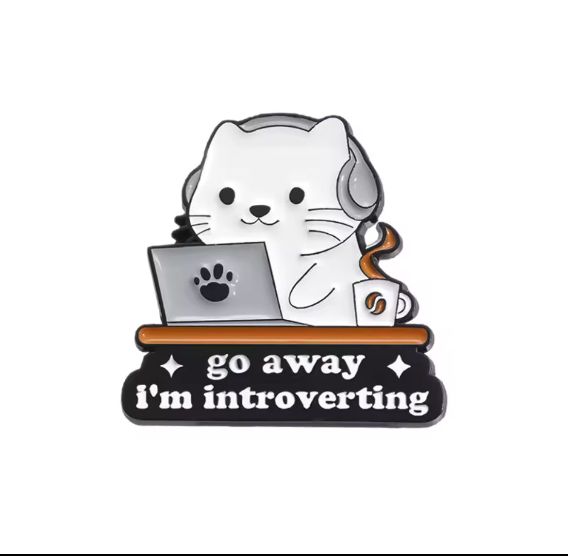 Go Away I'm Introverting ConverXation Pin