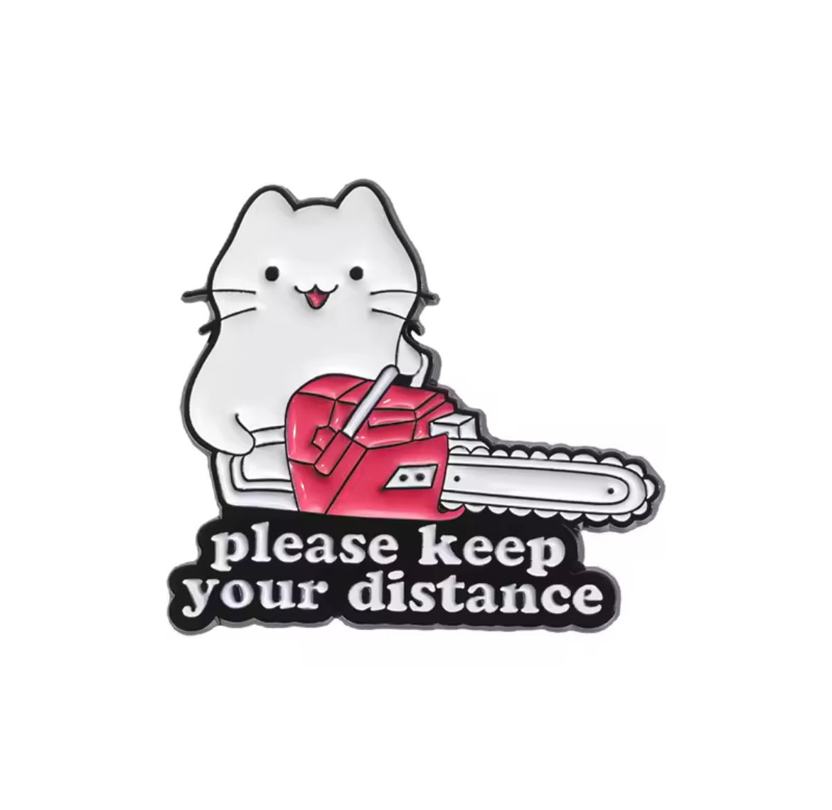 Please Keep Your Distance ConverXation Pin