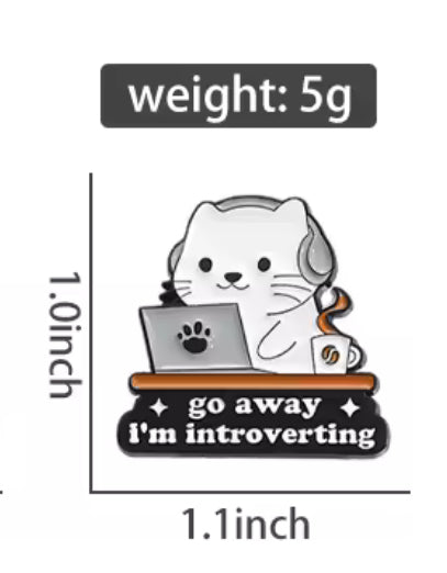 Go Away I'm Introverting ConverXation Pin