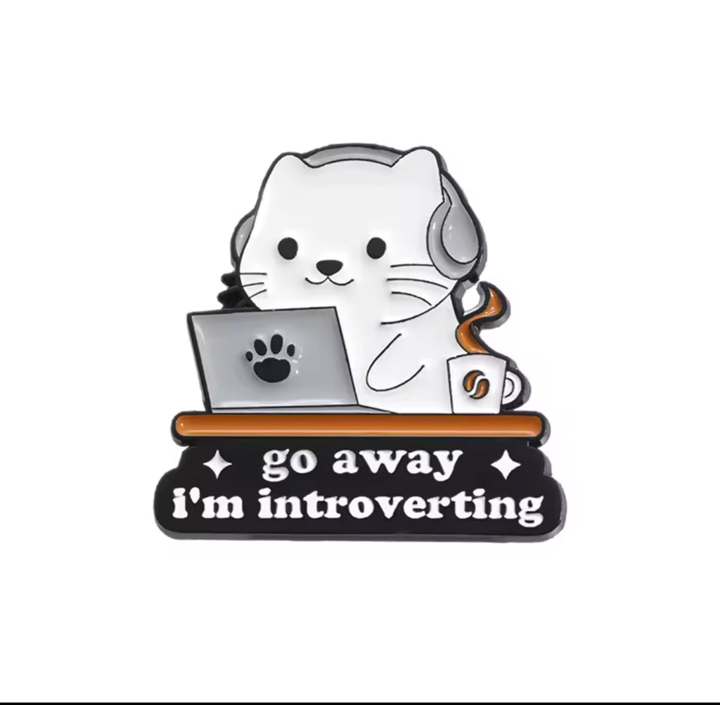 Go Away I'm Introverting ConverXation Pin