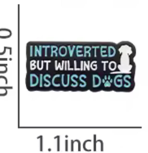 Introverted But Willing to Talk Dogs  ConverXation Pin