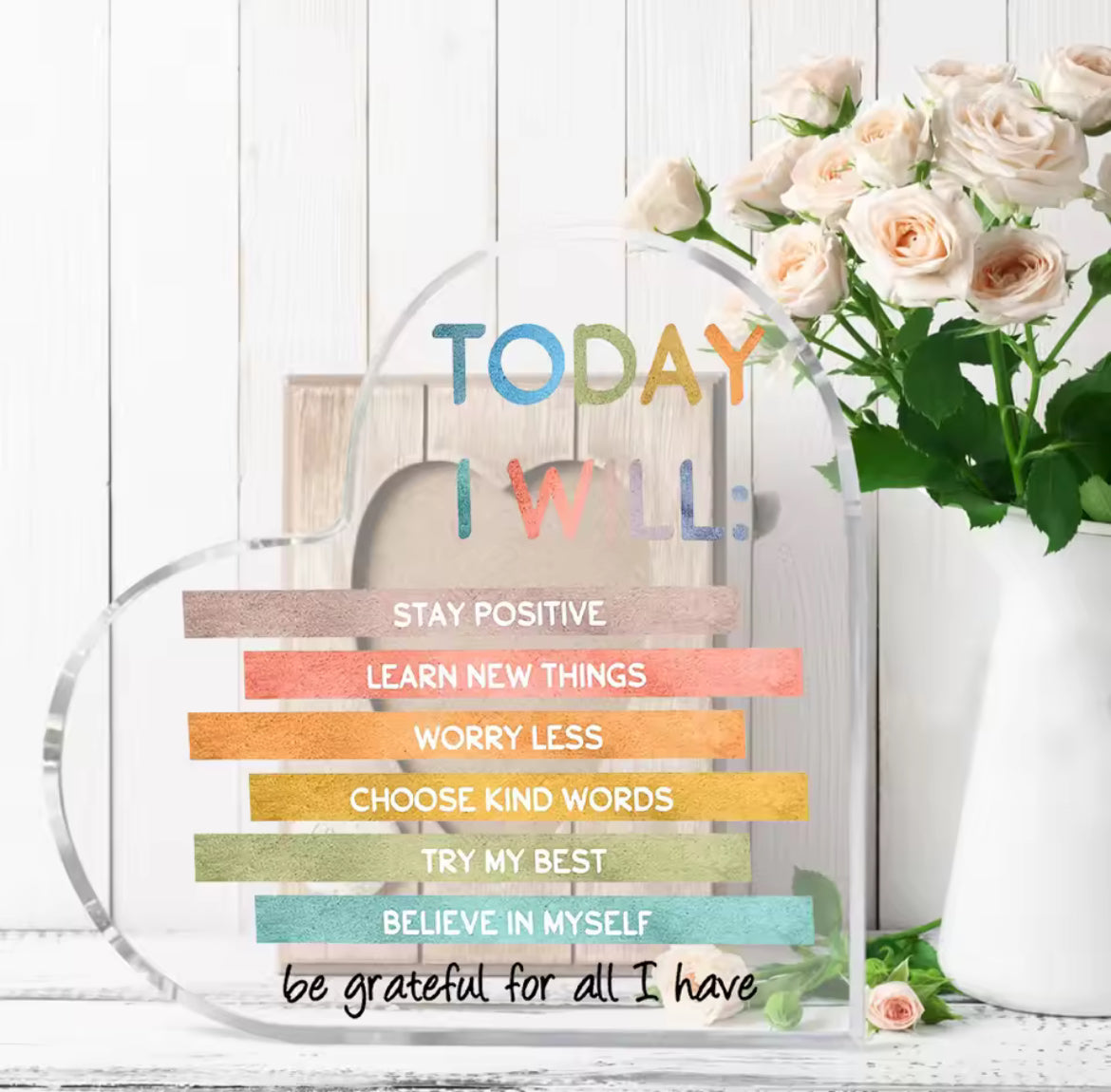 Acrylic Affirmation Blocks